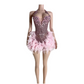 Feather Mini Dress