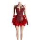 Feather Mini Dress