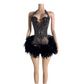 Feather Mini Dress